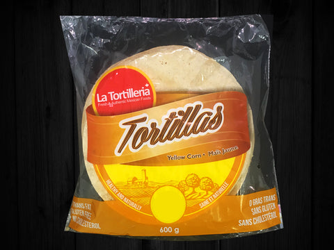 Tortillas Yellow Corn